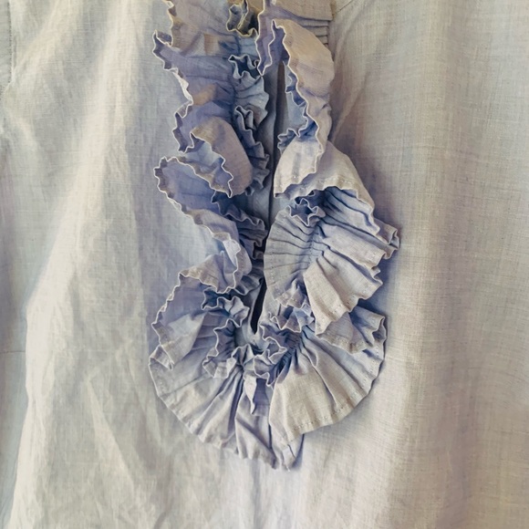 J CREW | Ruffle detail Sleeveless Blouse - Picture 3 of 11